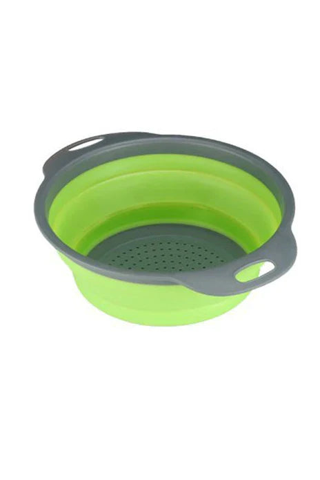 Silicone Collapsible Vegetable Fruit Cleaning Basket Drainage Filter