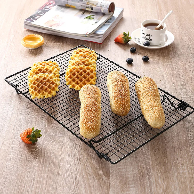 Stainless Steel Non-stick Baking Cooling Rack Wire Grid Tray