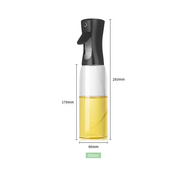 Olive Oil Spray Bottle Dispenser for Cooking, BBQ, Baking, Air Fryer, Salad - 200/300/500ml