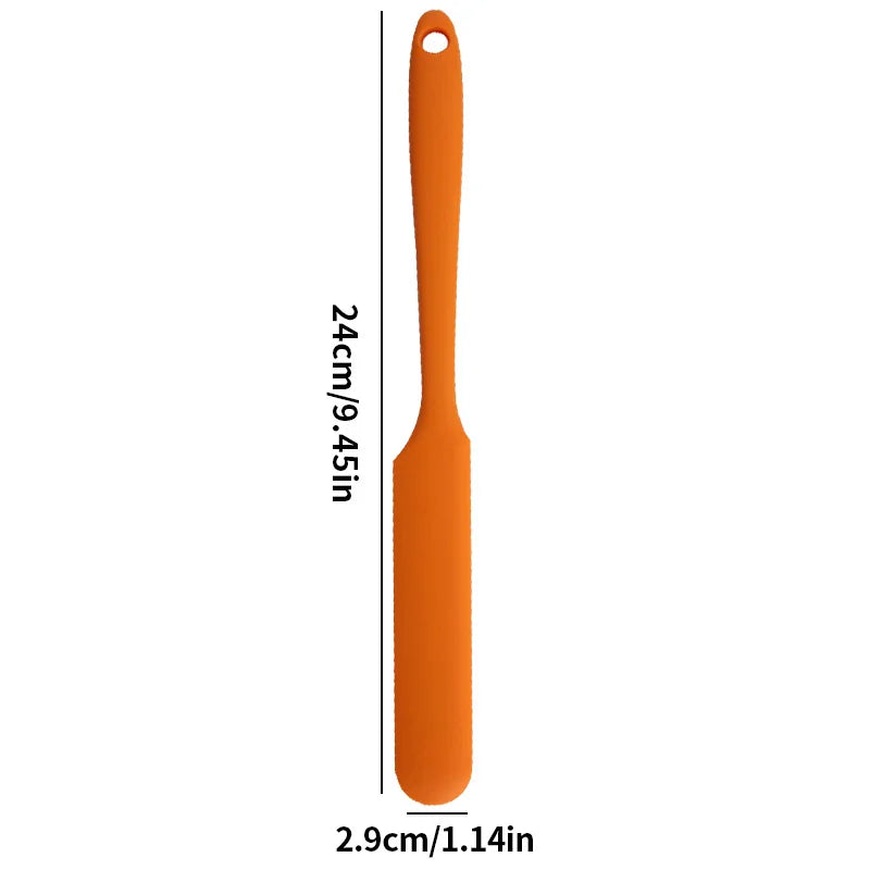 Heat Resistant Silicone Spatula - Long Handle Cake Mixer, Baking Scraper, Candy Tool