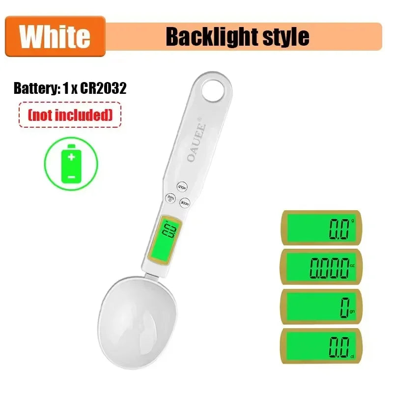 Digital Kitchen Scale Spoon 500g 0.1g Precision LCD