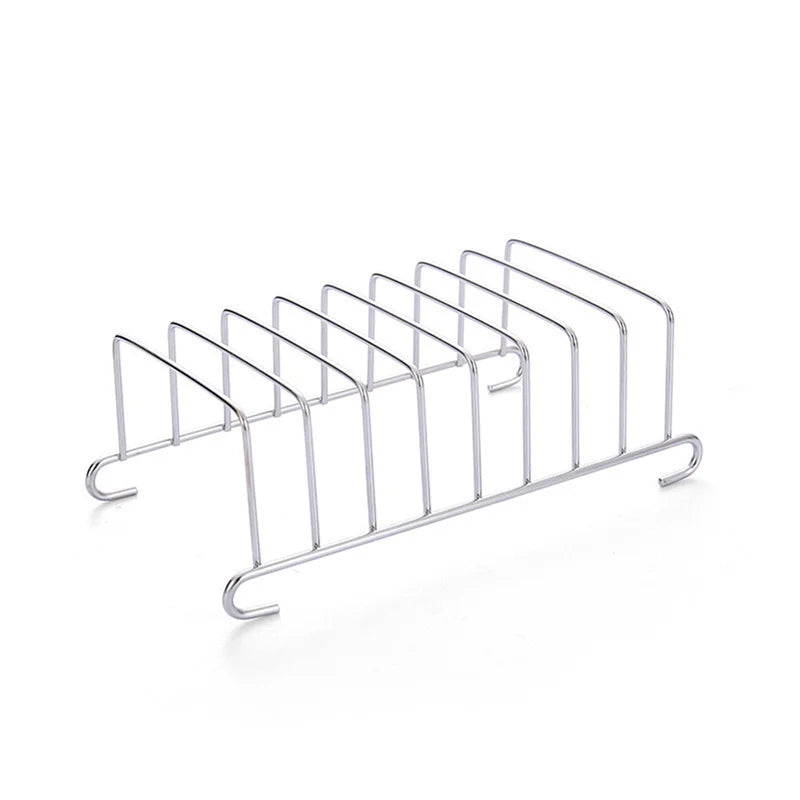 Stainless Steel Toast Rack for Air Fryer - Kitchen Food Display Tool