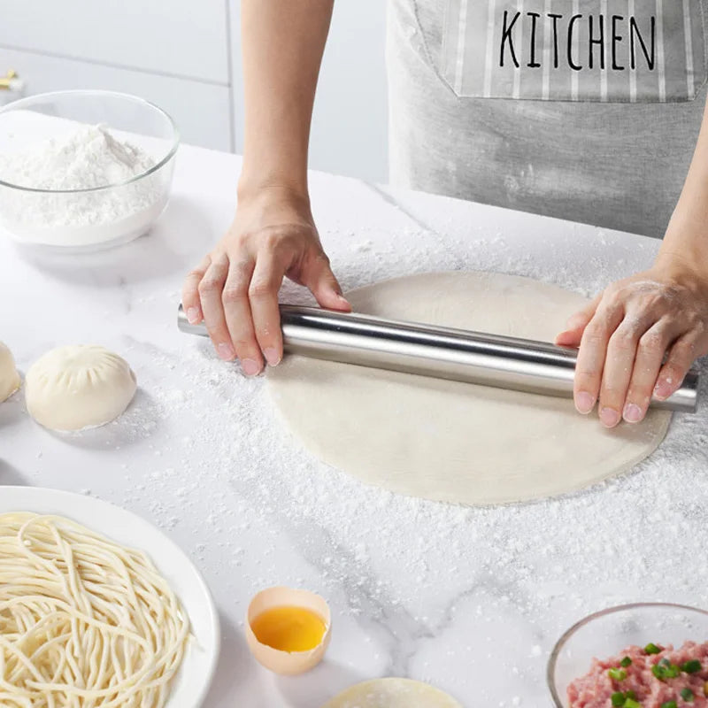 Stainless Steel Non-stick Rolling Pin for Baking and Pastry