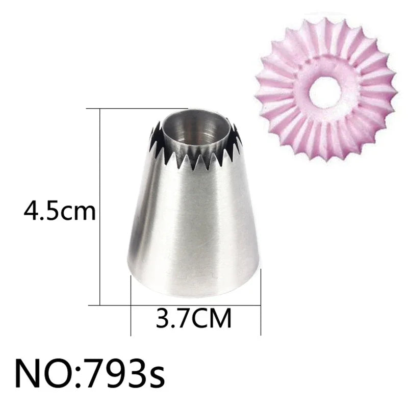 Stainless Steel Pastry Piping Nozzles Cake Decorating Tools