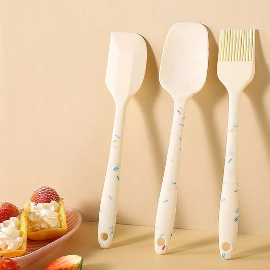 Silicone Spatula & Brush Set for Baking and Cooking