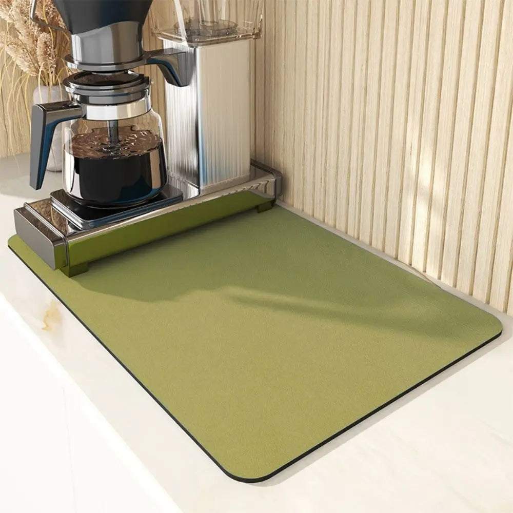 Diatomite Absorbent Quick-Dry Kitchen Dish Mat Coaster