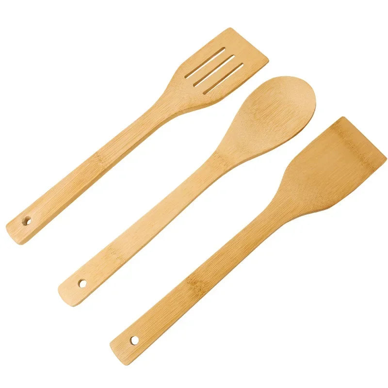 Alishan Bamboo Cookware Set Non-stick Frying Pan Spatula Wholesale