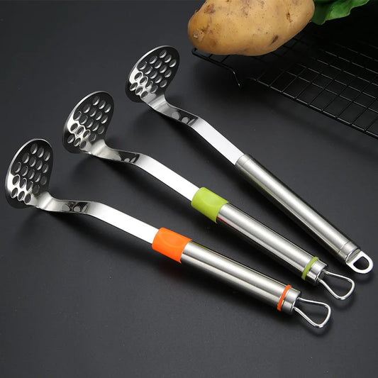 Stainless Steel Potato Masher & Food Crusher Tool