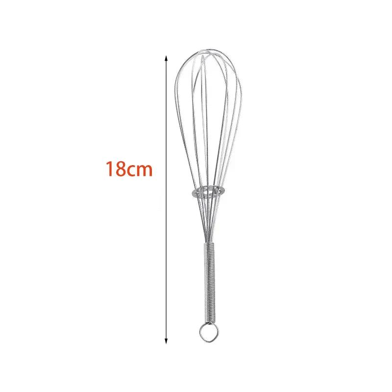 Stainless Steel Manual Egg Beater Whisk Mixer Eco-Friendly