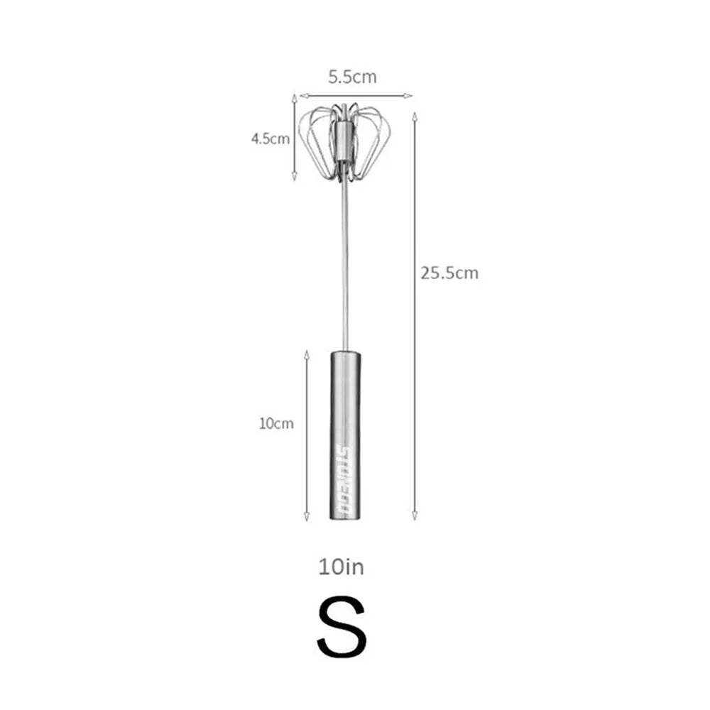 Semi-Automatic Hand Mixer Egg Beater for Coffee, Milk, Baking