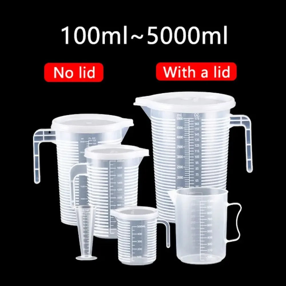 5000ml Food Grade Thickened Plastic Measuring Cup with Scale