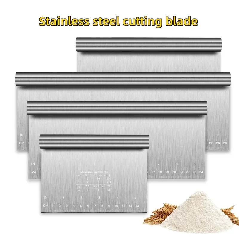 Stainless Steel Cake Scraper Spatula Edge Smoother Decorating Tool