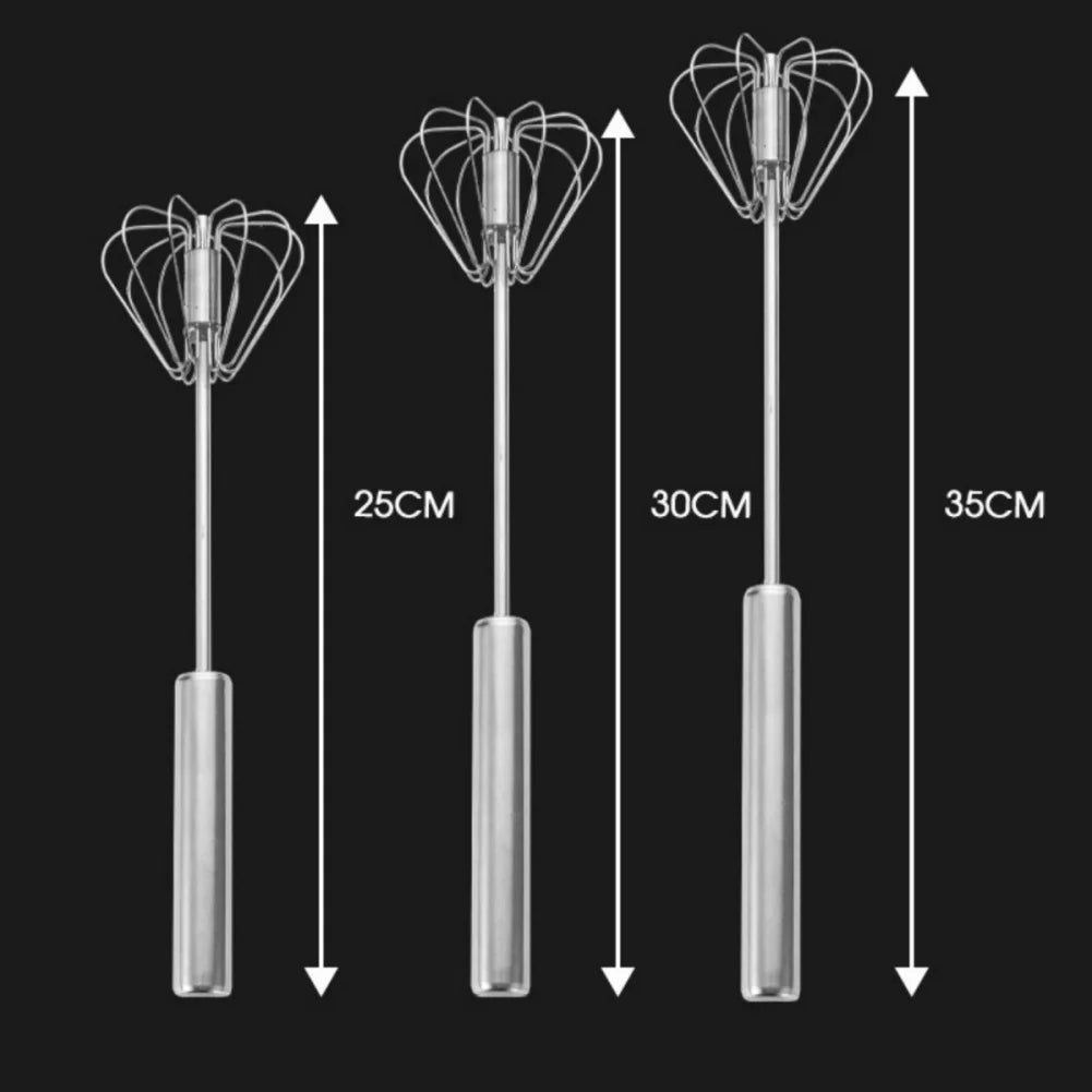 Stainless Steel Semi-Automatic Rotary Whisk Mixer for Baking