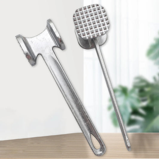 Aluminum Meat Tenderizer Hammer 19cm Double-Sided Heavy Duty Mallet