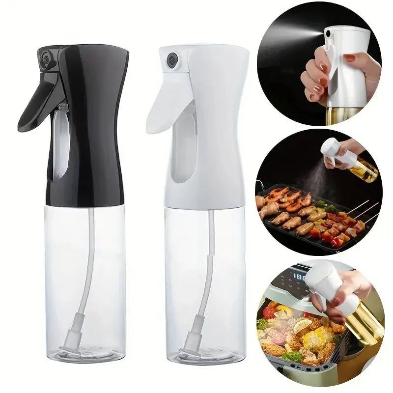 Oil Spray Bottle 200ml 300ml Kitchen BBQ Cooking Olive Oil Dispenser Vinegar Soy Sauce Sprayer