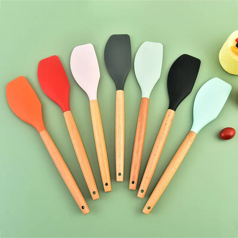 Silicone Spatula Heat-Resistant Non-stick Baking Scraper