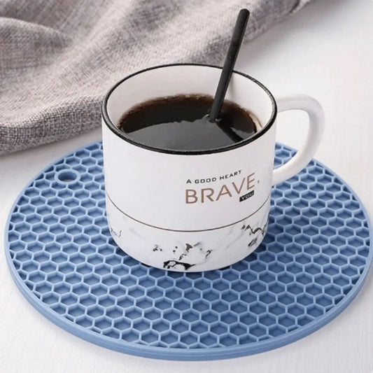 Silicone Non-slip Round Coaster Placemat Kitchen Accessories