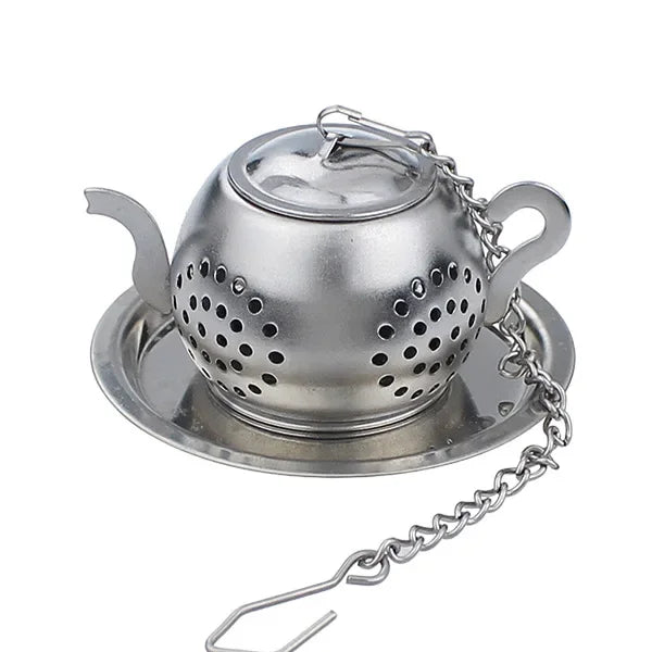 Stainless Steel Teapot Infuser Reusable Tea Strainer Coffee Sieve Kitchen Accessories