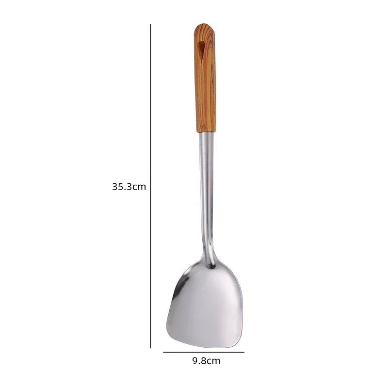 Stainless Steel Non-stick Spatula Ladle Spoon Colander Cooking Utensils