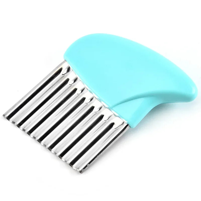 Stainless Steel Wave Knife Potato Slicer Vegetable Cutter French Fry Maker