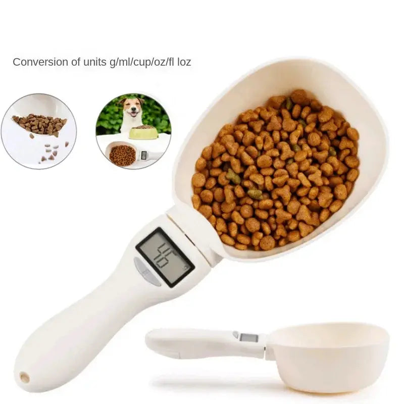 Pet Food Scale LCD Digital Measuring Spoon for Dogs and Cats