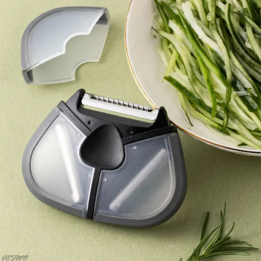 3-in-1 Stainless Steel Vegetable Peeler & Slicer