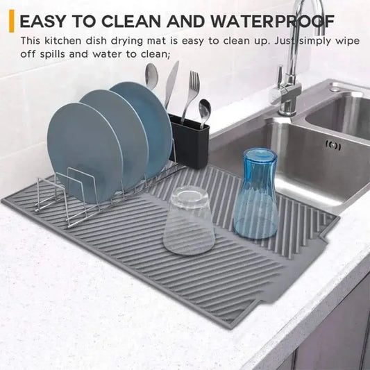 Silicone Non-slip Drain Mat for Kitchen Utensils