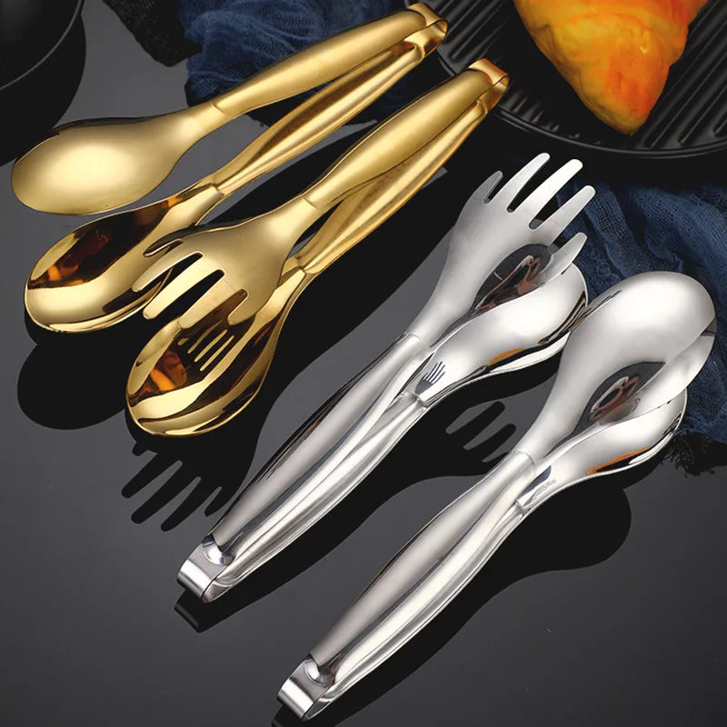 Stainless Steel Food Tongs Cooking Utensils