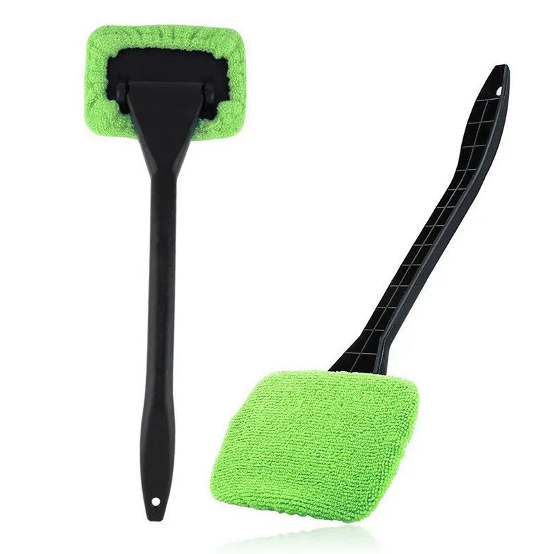 Windshield Wash Tool Window Cleaning Brush Kit Car Interior Wiper Long Handle