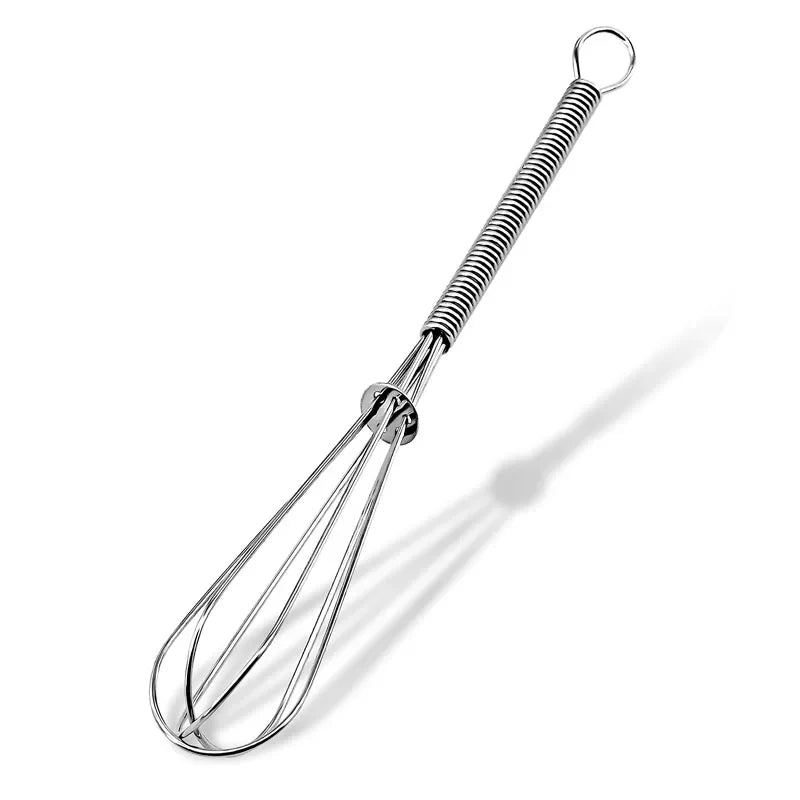 Leeseph Stainless Steel Wire Whisks Set - 5in, 7in, 8in Egg Beater for Cooking & Blending