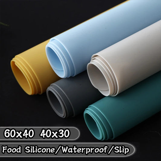 60x40cm Silicone Waterproof Heat-Resistant Non-Slip Placemat