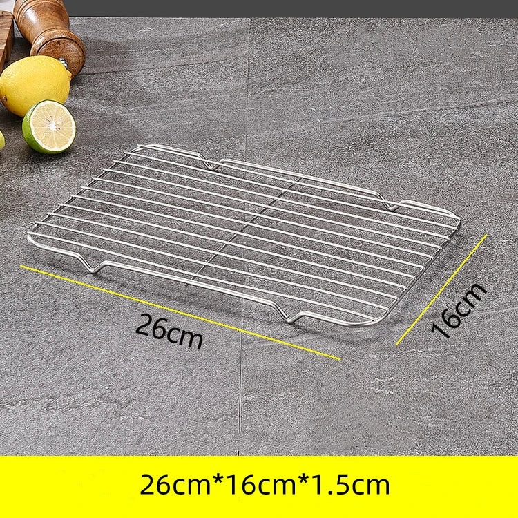 Stainless Steel Non-stick Cooling Rack Baking Tray Mesh Shelf