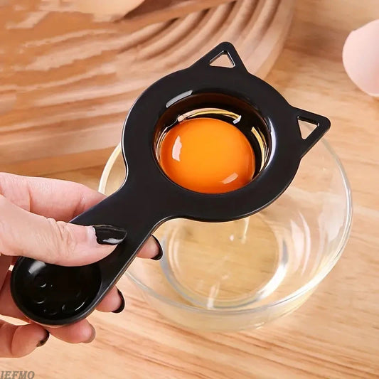 Cute Cat Egg Separator & Measuring Cup - Yolk & White Filter Kitchen Gadget