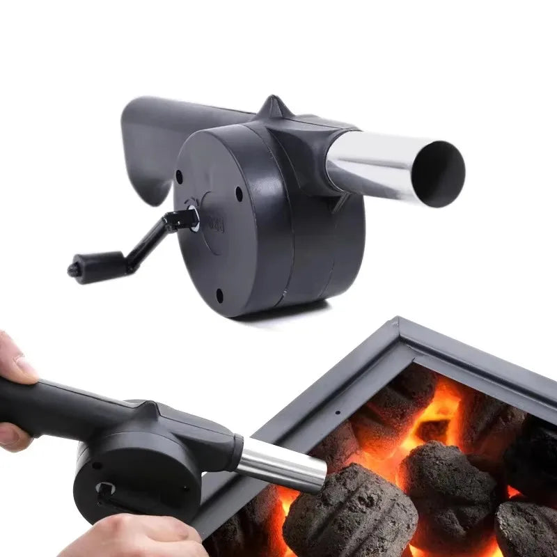 Handheld Barbecue Blower Tool for Outdoor Cooking