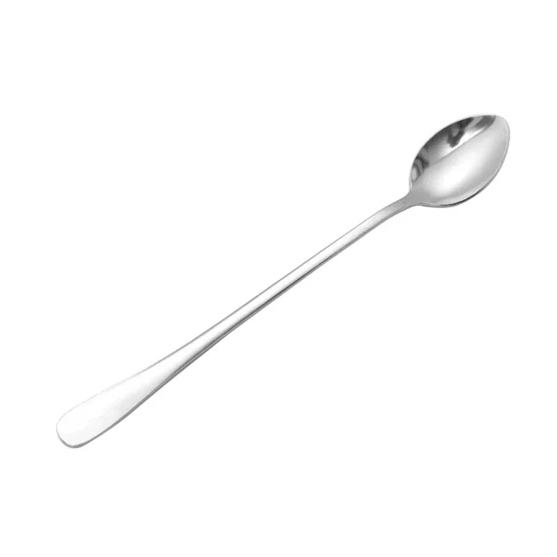 Stainless Steel Long Handle Coffee & Dessert Spoon