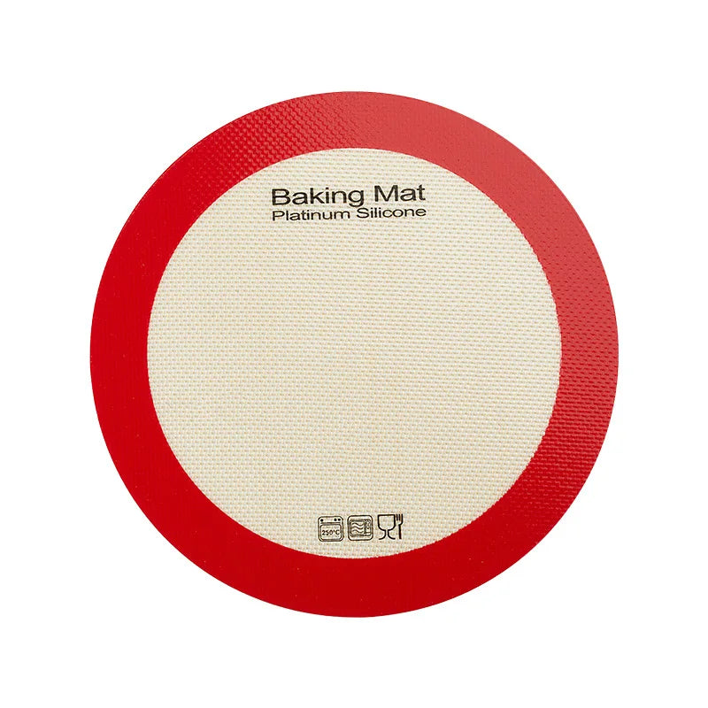 Red Silicone Non-slip Dough Rolling Mat Non-stick Pastry Baking Liner