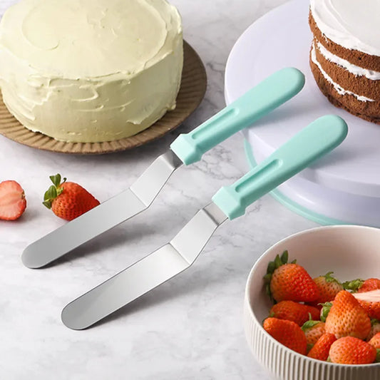 6" Stainless Steel Spatula Cake Scraper Smoother Butter Knife Non-stick