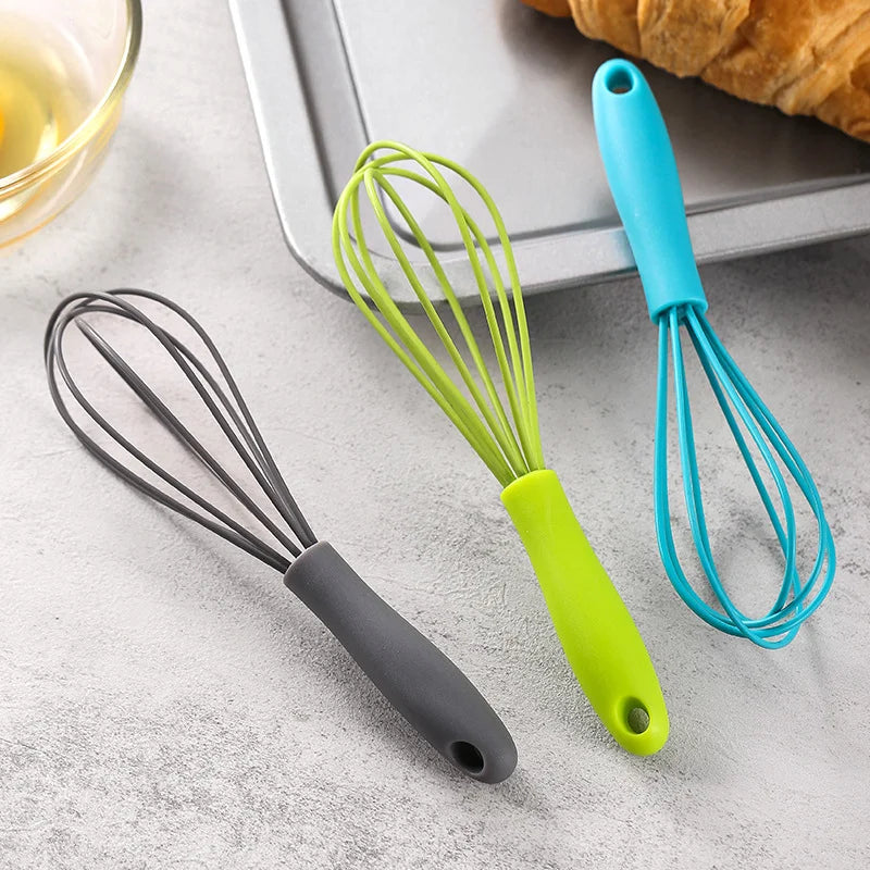 Silicone Handheld Egg Whisk Mixer Frother