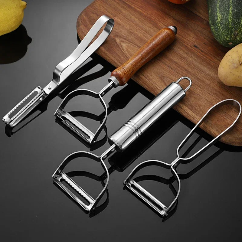 4-in-1 Stainless Steel Vegetable Peeler Grater Knife