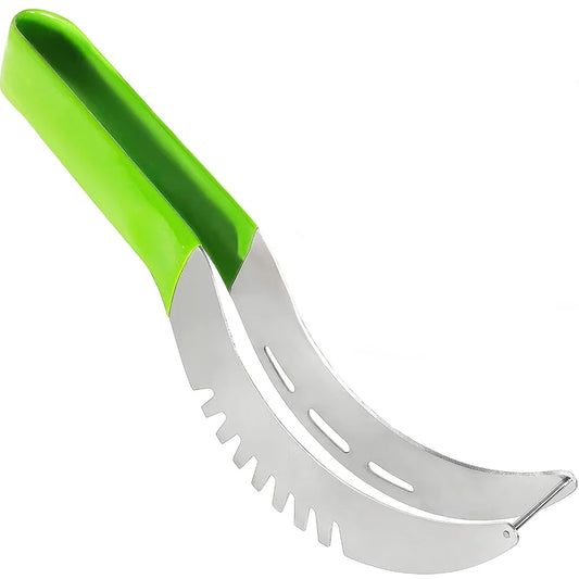 Watermelon Slicer Stainless Steel Non-slip Handle Fruit Cutter Tool