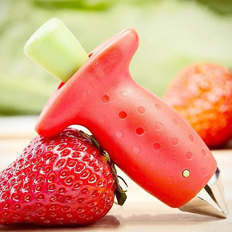 Strawberry Tomato Pineapple Stem Remover Cutter Gadget