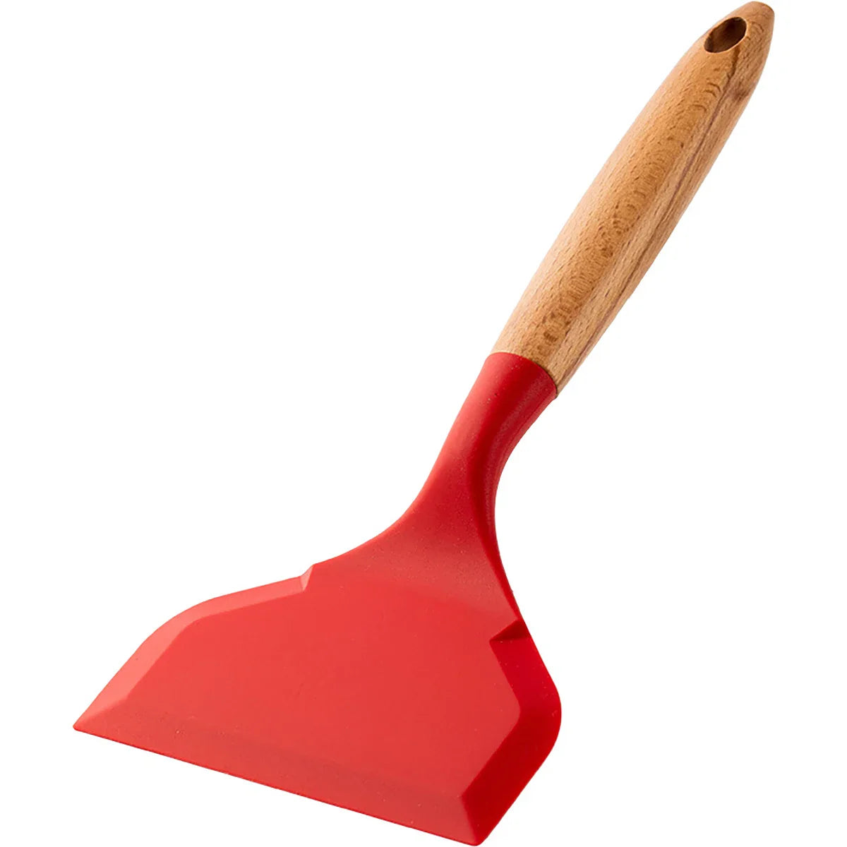 Wooden Handle Silicone Non-Stick Spatula