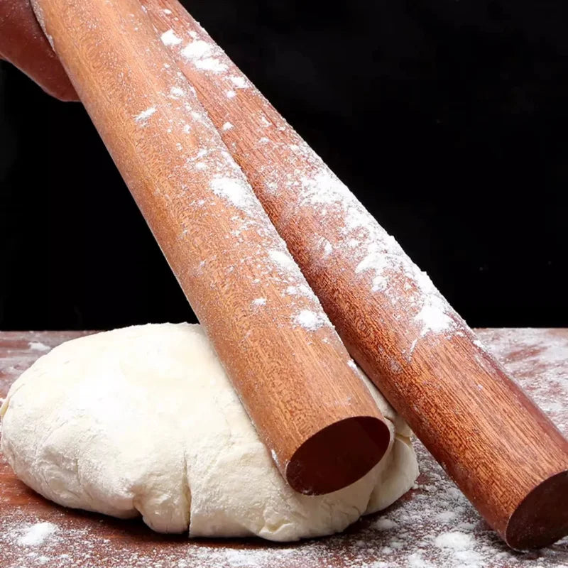 Solid Wood Rolling Pin Dough Roller Baking Accessories