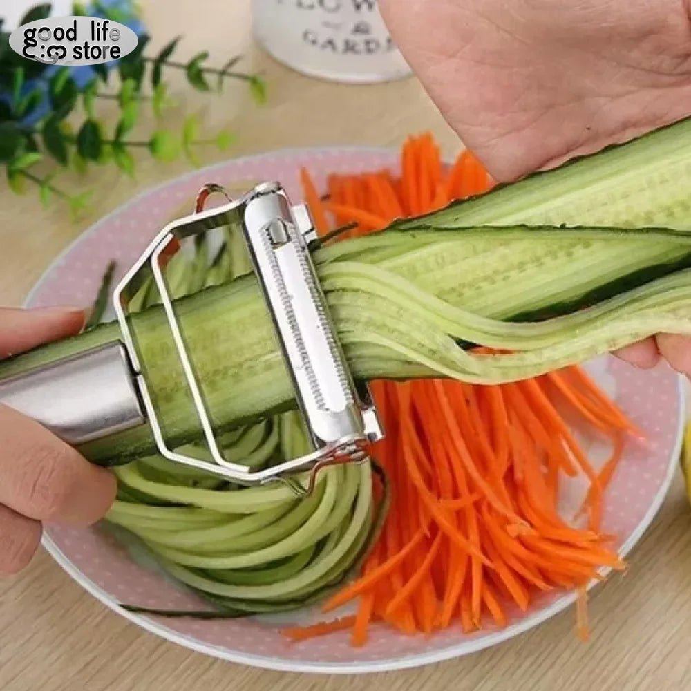 4-in-1 Stainless Steel Vegetable Grater & Peeler Slicer