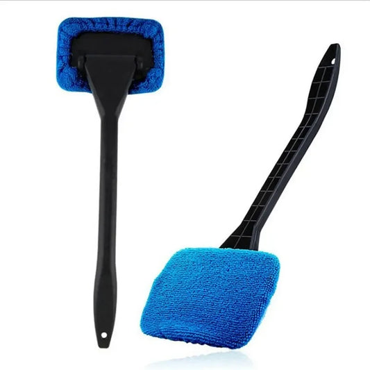 Windshield Wash Tool Window Cleaning Brush Kit Car Interior Wiper Long Handle