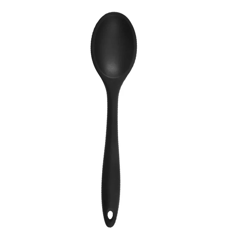 Silicone Ladle Colander Spoon for Soup, Ramen, Rice, Salad, Stirring