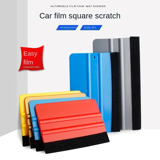 4" Felt Edge Vinyl Wrap Squeegee Tool Scratch-Free