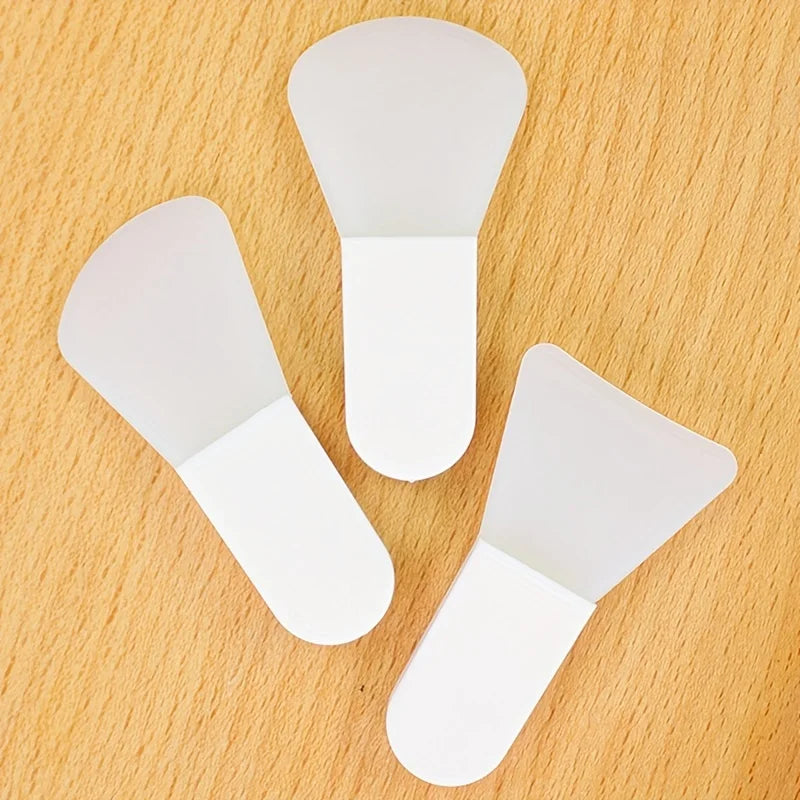 3-Piece Silicone Mask Applicator Set, Makeup Spatula, Facial Brush Tool