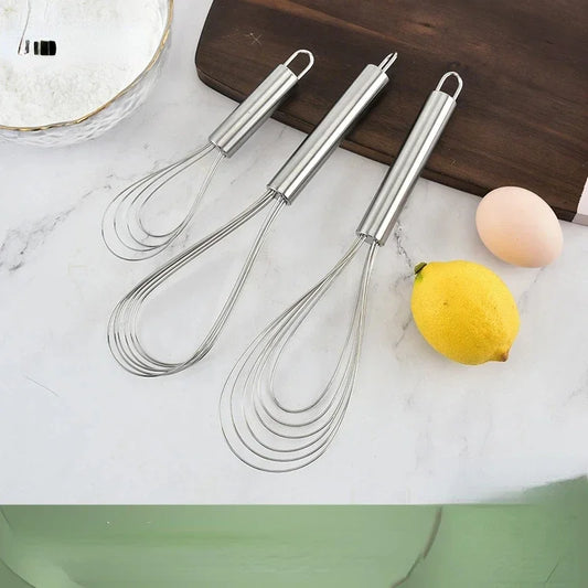 Stainless Steel Whisks for Cooking, Blending, Beating, Baking