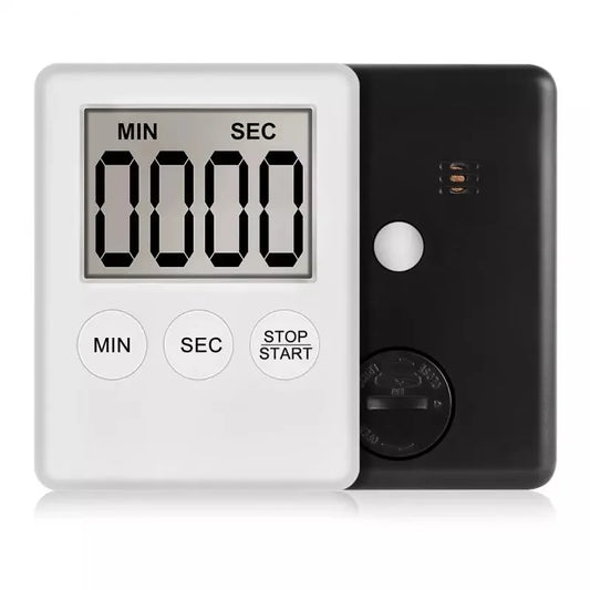 Digital Kitchen Timer LED Display Magnetic Alarm Countdown Countup